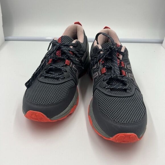ASICS Gel-Venture 8 Trail Running Shoes Women’s Size 7.5 Grey Orange 102A708 - Picture 2 of 6